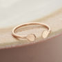 Personalised Disc Open Ring, thumbnail 6 of 12