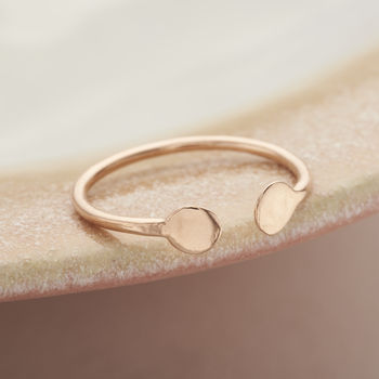Personalised Disc Open Ring, 6 of 12