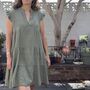Short Cotton Cheesecloth Dress, thumbnail 5 of 5