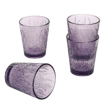 Set Of Four Lavender Tumblers, 2 of 5