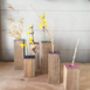 Set Of Three Wooden Vases, thumbnail 5 of 6