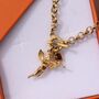 Angel Cherub Pendant Necklace Garnet, thumbnail 5 of 11