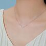 Sterling Silver Tiny Bat Pendant Necklace, thumbnail 6 of 11