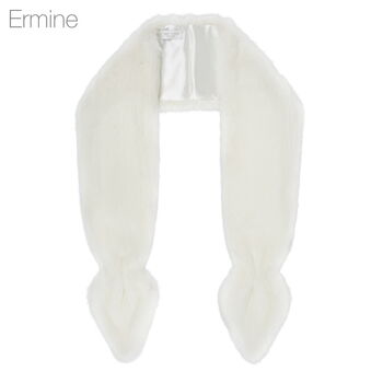 Bridal Vixen Stole. Luxury Faux Fur Made In England, 4 of 6