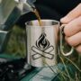 Happy Camper Aluminium Travel Mug, thumbnail 1 of 3