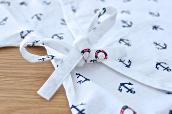 Anchor Design Japanese Baby Grow, 5 of 8