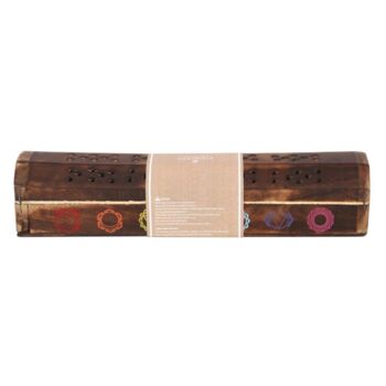 Wooden Box Chakra Incense Gift Set, 2 of 6