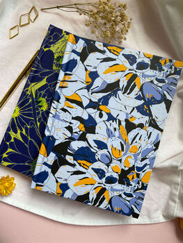 A5 Hardcover Lined Notebook With Bulu Floral Pattern, 4 of 5