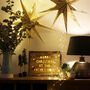 Personalised Christmas Wooden Light Box, thumbnail 2 of 6