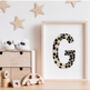 Dotty Personalised Children's Initial Print, thumbnail 1 of 3
