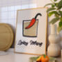 Minimalist Spicy Margs Kitchen Print, thumbnail 1 of 3