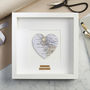 Personalised Single Heart Map Picture, thumbnail 1 of 4
