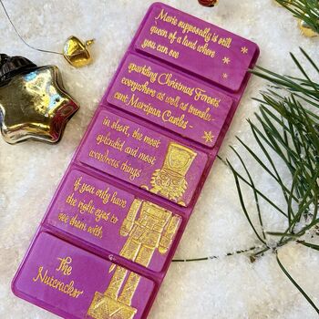 Book Lover Christmas Wax Melt Bar Set Of Four, 5 of 9