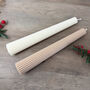 Neutral Christmas Taper Candles Christmas Dinner Candles, thumbnail 6 of 8