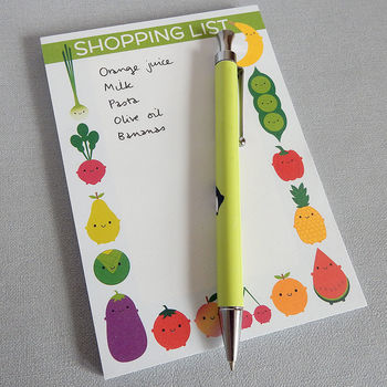 Five A Day Magnetic Shopping List Pad, 2 of 8