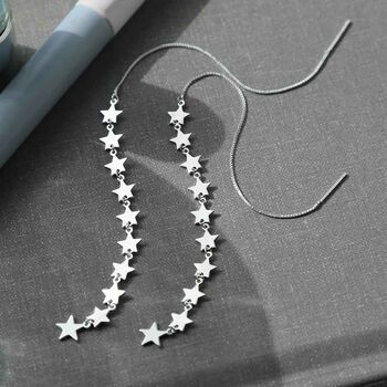 Sterling Silver Star Chain Threaders, 2 of 5