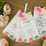 Blossoming Love Wallet Wedding Invitation, thumbnail 4 of 5