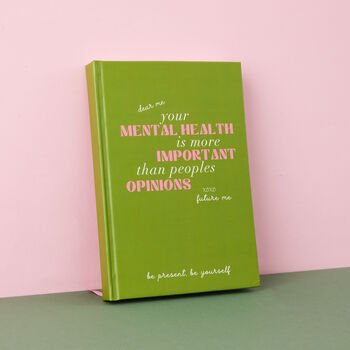 Note To Self Mental Health A5 Notebook, 6 of 6