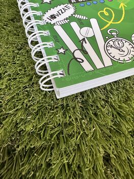 The Complete Cricketer Journal | Match And Training Diary | Cricket Gift Idea Boys And Girls | Sport Wellbeing And Activities, 2 of 8