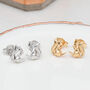 18ct Gold Plated Or Silver Squirrel Stud Earrings, thumbnail 3 of 8