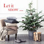 'Let It Snow…' Christmas Wall Sticker, thumbnail 1 of 3