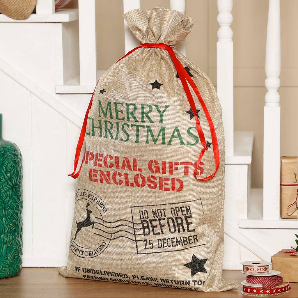 Giant Personalised Christmas Gift Sack By Dibor | notonthehighstreet.com