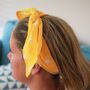 Yellow Star Vintage Rockabilly Headscarf, thumbnail 1 of 3