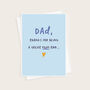 Dad Great Mum Too Mother's Day Card For Dad, thumbnail 3 of 3