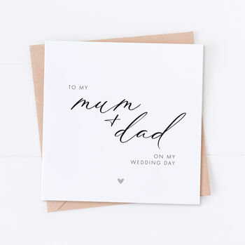 Mum On The Day Wedding Card, 3 of 4