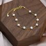 Freshwater Pearl Bracelet In Sterling Silver, thumbnail 1 of 12