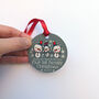 Personalised Family Christmas Snowmen Decoration, thumbnail 7 of 7