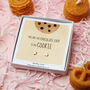 Chocolate Chip To My Cookie Stud Earrings With Candles, thumbnail 1 of 12