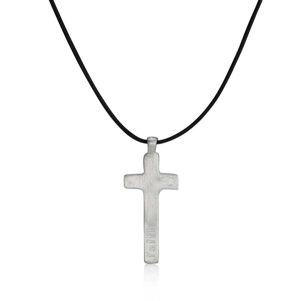 Leather Necklace Cross Pendant | Mens Leather Necklace Cross | Long Cross  Necklace Men - Necklace - Aliexpress