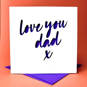 Love You Father's Day Card, 4 of 7