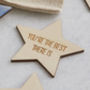 I Love You Because Personalised Star Tokens For Him, thumbnail 2 of 6