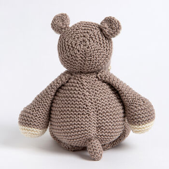 Sophia The Hippo Easy Cotton Knitting Kit, 5 of 8