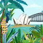 Sydney Harbour, Australia Travel Art Print, thumbnail 3 of 4