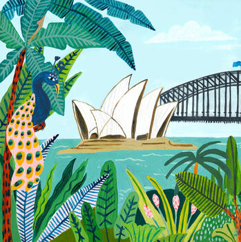 Sydney Harbour, Australia Travel Art Print, 3 of 4