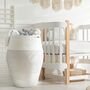 Modern Laundry Hamper Basket Woven Cotton Rope, thumbnail 1 of 7