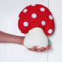 Mushroom Toadstool Shaped Pillow, thumbnail 5 of 5