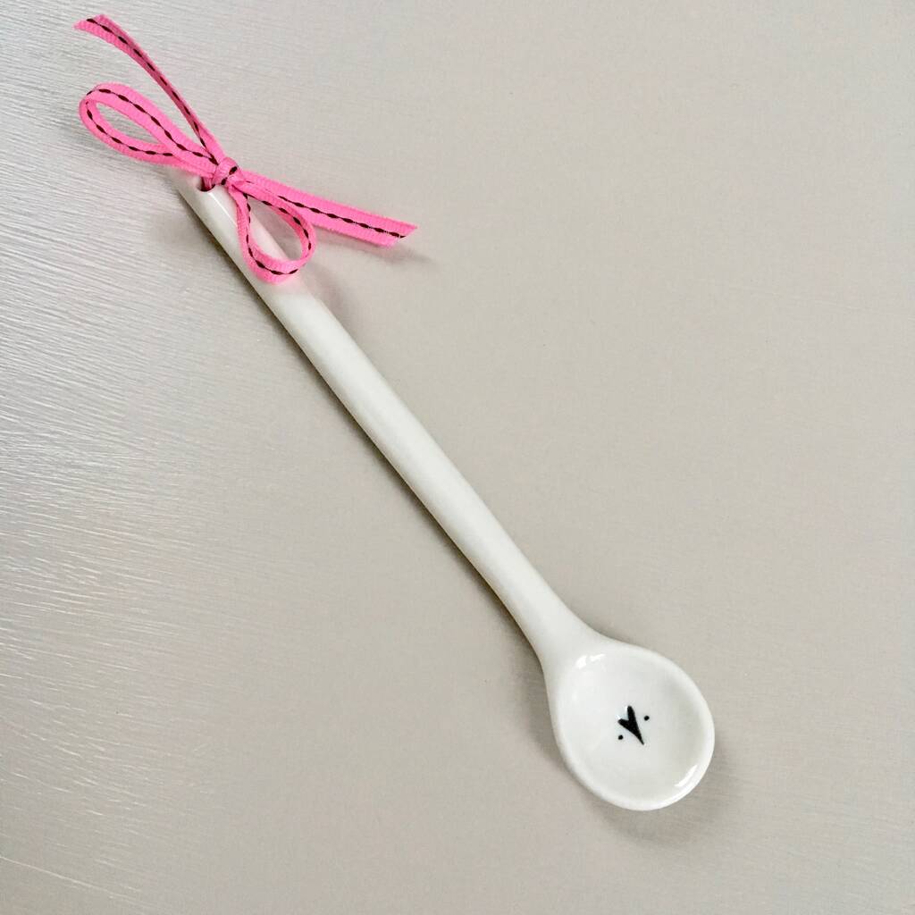Porcelain Heart / With Love Spoon ~ Boxed, 1 of 7