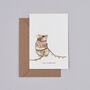 'Chris Mouse' Christmas Card, thumbnail 2 of 2
