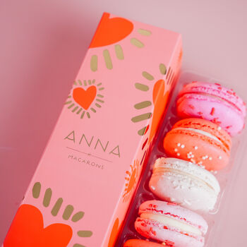 Valentine's Day Heart Macaron Tower, 2 of 3