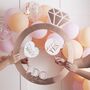 Rose Gold Ring Hen Party Photo Booth Frame, thumbnail 1 of 2