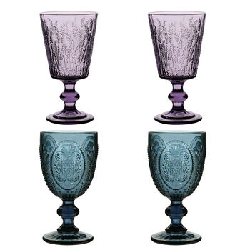 Set Of Four Luxury Wine Glasses, 2 of 9