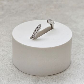 Open Cuff Diamond Ring, 7 of 8