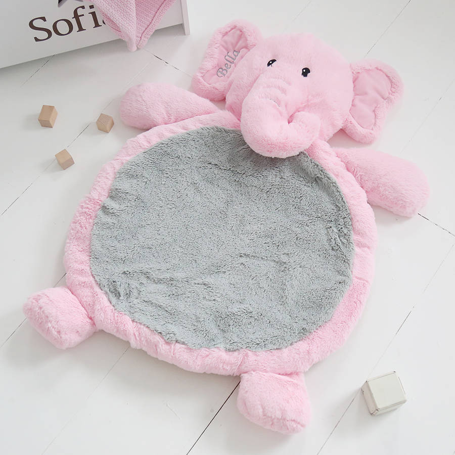 elephant playmat pink by my 1st years