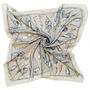 Luna Actias | Butterfly Cocoon Square Silk Scarf, thumbnail 1 of 4