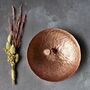 Personalised Copper Bowl, Medium. Handmade 9th Anniversary Gift, thumbnail 2 of 9