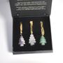 Crystal Christmas Tree Decorations Set Of Three, thumbnail 3 of 5